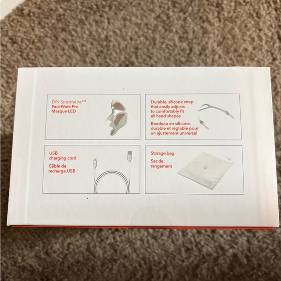 NIB Dr Dennis Gross DRx SpectraLite FaceWare Pro Masque LED Mask w/samples - Picture 3 of 10